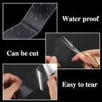 500 PCS Label Protectors, Clear Label Protectors Waterproof Clear Labels for Protecting Barcodes, Books, Numbers, Clothes Food Labels in Laboratory, Library, Office, Supermarket (2.56×1.57inch)
