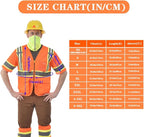 AYKRM Custom Logo Personalised Printed High Visibility Reflective 2 two tone work construction Safety Vest