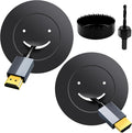 TV Cord Hider Kit - Comprehensive in-Wall Cable Management Solution for Wall-Mounted TVs