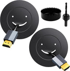 TV Cord Hider Kit - Comprehensive in-Wall Cable Management Solution for Wall-Mounted TVs