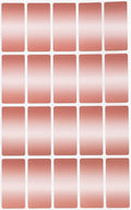 Rose Gold Small Sticker Sheets (40mm x 19mm) - 2160 Pack, File Folder Label Rectangular Stickers for Labeling 1.57 x 0.75 inch