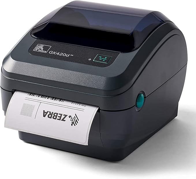 Zebra GK420d Direct Thermal | 203 DPI | GK42-202510-000 | USB, Serial, & Parallel Connectivity | 4 in Width