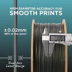Polymaker PLA Filament, Natural 3D Printing PLA Filament 1.75mm 1kg - PolyLite 3D Printer PLA Filament, Dimensional Accuracy +/- 0.03mm, Compatible with Most 3D Printer, Natural