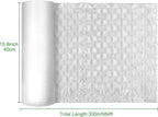 RHBLME 15.8 Inch Wide x 984 Feet Length Moving Bubble Shipping Wrap Roll, 300M Long Air Cushion Packing Inflatable Large Bubble Shipping Wrap for Moving Packing Mailing (Need Machine Inflate)