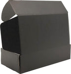 Small Black Shipping Boxes for Small Business Pack of 25-7x5x2 inches Cardboard Corrugated Mailer Boxes for Shipping Packaging Craft Gifts Giving Products