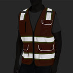Reflective Safety Vest for Men and Women - High Visibility Construction Vest - Dual Tone Reflective Strips