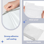 Fuxury 500 Pack 17.7x22" White Large Poly Mailers Bulk,Waterproof Mailing Envelopes for Clothing,XL Strong Adhesive Self Seal Poly Shipping Bags for Postage Return Books Small Business