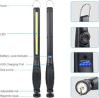 ORHOMELIFE LED Work Light 800 lumens 3300mAh Rechargeable Work light Magnetic Flashlight COB Work Light Handheld Portable Worklight Inspection Light for Car Repair Machine Garage Emergency(2 pack)