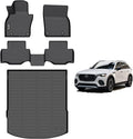 AIPOIL® Floor Mats & Cargo Liner Set for 2025 2026 Mazda CX-70 & CX-70 PHEV All Weather Protection Full Set Automobile mats Accessories, Black