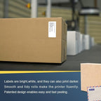BETCKEY - Compatible Barcode Labels Replacement for Brother DK-1209 (2.4 in x 1.1 in), Use with Brother QL Label Printers [6 Rolls/4800 Labels]