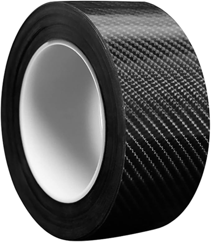 DGSL Car Door Edge Guards Door Sill Protector, 2In x 33Ft 5D Carbon Fiber Car Wrap Film, Vinyl Automotive Wrap Film Anti-Collision Fits for Most Car(Black)