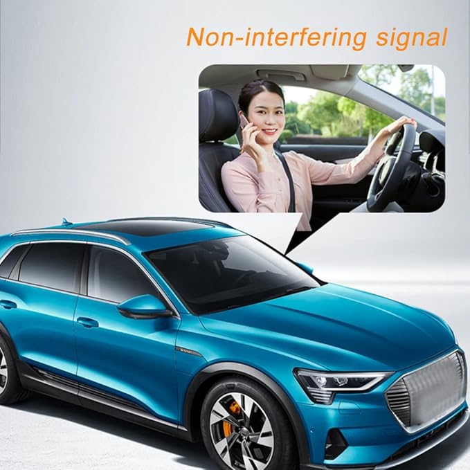 Nano Ceramic Car Front Window Film 99% Anti UV Heat Insulation Sun Blocking Solar Window Tint for Car Windshield Rear Side Window, 20Inch X 60Inch Roll 80% VLT