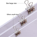 Extra Large Binder Clips 2 Inch (40 Pack), Big Paper Clamps for Office and Home Supplies, Silver