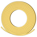 XHF 3/16 Inch 20Ft 3:1 Waterproof Heat Shrink Tubing Roll Marine Grade Adhesive Lined Heat Shrink Tube, Insulation Sealing Oil-Proof Wear-Resistant Yellow