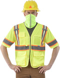 AYKRM 11 color High Vis Reflective Safety Vest for Women Men Security Pocket Zipper