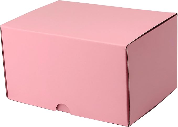 Pink Shipping Boxes for Small Business Pack of 15-12x9x6 inches Cardboard Corrugated Mailer Boxes for Shipping Packaging Craft Gifts Giving Products