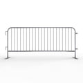 Angry Bull Barricades Barricade in a Box - Heavy Duty Interlocking Steel Barricade, 8.5 Ft. (Hot Dipped Galvanized, Flat Feet)