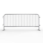 Angry Bull Barricades Barricade in a Box - Heavy Duty Interlocking Steel Barricade, 8.5 Ft. (Hot Dipped Galvanized, Flat Feet)