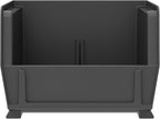 Akro-Mils 30210 AkroBins Plastic Storage Bins, Space-Saving Stackable Bins for Garage, Pantry, Craft Organization, 5-" x 4-" x 3-", Black, 24-Pack