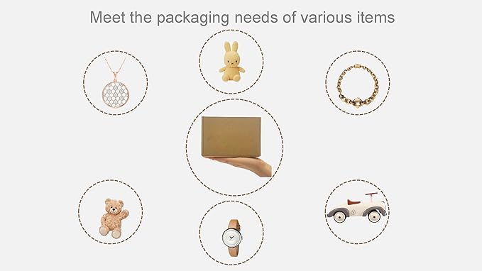 7x5x2 Inch Set of 50 Pack Brown Corrugated Shipping Boxes - Cardboard Boxes for Mailing, Packing and Literature Mailer Boxes, Small Business Mailing Boxes Bulk