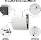 Plus Extra Strong Magnetic Clips, Large White, 3-Pack