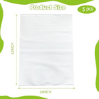 5 Pack 28x32in Cushion Foam Pouches Moving Packaging Supplies Shockproof