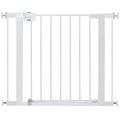 Safety 1st Easy Install Walk Thru Baby Gate for Doorway With Door, Dog Gates, Fits 29"-38", Easy Install 28" Tall, White