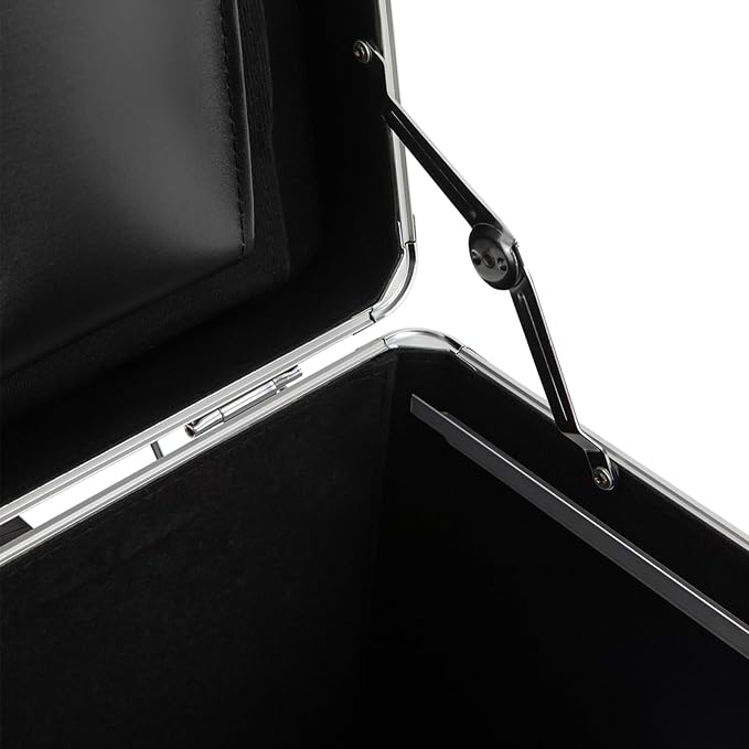 Rolling Cart for Teachers, Rolling File Cart with Hanging Folders, Portable File Box with Handle, Aluminum Alloy, Passcode Lock, Silver