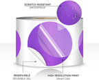 500 PCS Dot Sticker Tape 2" Inch Round Color Coding Labels Removable Writable Circle Floor Decal for Marking Organizing Social Distancing Purple