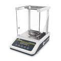 LAB FISH Analytical Balance 220g x 0.1mg Scale High Precision 0.0001g Accuracy Digital Lab Scale Internal & External Calibration for Laboratory Pharmacy Jewelry
