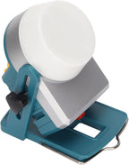 KIMISS Small LED Work Light 18W Portable Flood Lamp Compatible with 14/18V Batteries - Hangable Outdoor Floodlight for Enhanced Visibility and Versatile Use