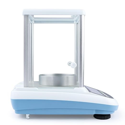 U.S. Solid Semi-Micro Lab Scale, 62 g x 0.01 mg / 120 g x 0.1 mg, Analytical Balance 10 Weighing Units, Automatic Internal Calibration, RS232 Interface, Multi-Language Support (EN, FR, DE, IT, ES, PT)
