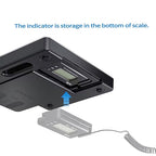 Heavy Duty Shipping Scale,440 LBS high Precision Hidden Wall Mounted Display, Portable Multi-Function Weighing Scale for Warehouse/Office/delivery Company, Includes Adapter and Product Manual