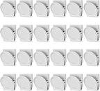 VNDUEEY White Magnetic Clips, 24 Pcs Fridge Magnets Whiteboard Magnets, Refrigerator Magnets Metal Clips for Locker Photo Displays, Heavy Duty Magnetic Paper Holder Classroom Teacher Supplies