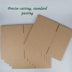 7x5x5 Inches Shipping Boxes Set of 40, Brown Corrugated Cardboard Box Literature Mailer for Packing Small Business
