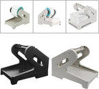 Efficient Thermal Label Holder Shipping Label Rack for 100x150mm 100x100mm Rolls & Fanfold Fragile Sticker Easily Use Office Supply Management