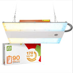 ASD LED Linear High Bay Light Fixture, Commercial Shop Lighting | 3CCT, Dimmable, Battery Backup, DLC Premium, UL Listed | 220W 36000LM 3500-5000K 100-277V | Warehouse, Garage, Workshop Lamp | White