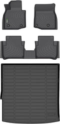 HAFIDI® Floor Mats & Cargo Liner Set Fit for 2025-2026 Mazda CX-50 Hybrid All Weather Protection TPE Anti-Slip Automotive Full Set Floor Liners Custom Mazda CX50 Hybrid Accessories - Black