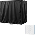 Kasla Storage Cabinet Cover, Outdoor Chest Storage Waterproof Cover, Weatherproof Cabinets Covers for Kitchen Patio Garden Backyard - 35"Lx15"Wx37"H