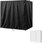Kasla Storage Cabinet Cover, Outdoor Chest Storage Waterproof Cover, Weatherproof Cabinets Covers for Kitchen Patio Garden Backyard - 64"Lx35"Wx71"H