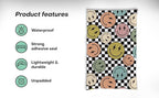 6x9 Poly Mailers – Smiles Checkerboard – Waterproof, Tear-Resistant Shipping Bags with Adhesive Seal – 100 Pack – Package Mint