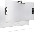 Three Clip Aluminum 11x17 Clipboard Metal Stainless Hangable Clipboards Art Pen Holder Extra Large Clip Board for Business Medical Professionals Workshop (Silver, A3-3Clip)