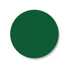 Mighty Line 5.7" Solid Dot Shaped Floor Marking Tape for Safety, Caution, Warning, Heavy-Duty, Peel and Stick, Adhesive Circle Spots, Industrial Quality, Green, Pack of 100