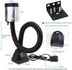Flexible Work Light, Led Machine Light, Led Flexible Gooseneck Light 900 Lumens with 20inch Flexible Gooseneck 120 Volt for Lathe Workbench Bandsaw and Machine Tool