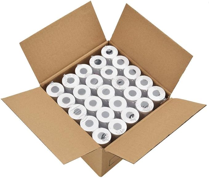 RyhamPaper 100 Rolls Thermal Receipt Paper, Thermal Paper 2 1/4" x 50' Pos Receipt Paper, Cash Register Rolls