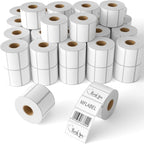 MFLABE 840 Rolls of 1000 2-1/4 x 1-1/4 Inch Direct Thermal Perforated Shipping Labels,SKU Labels