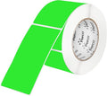 Perco Fluorescent Green 3x5 Inch Perforated Sticker Labels — 150 Stickers/Roll — with Permanent Adhesive for Inventory Management, Color Coding, Moving Boxes, Retail, Organizing & Crafts — Made in USA