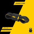 Bungee Cord Elastic Shock Cord 3/8" x 10' Bungee Rope for DIY, Tie Downs, Kayak and Outdoor - Black