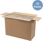 Hoikwo 10x7x5 Inches Small White Shipping Boxes Set of 25, Sturdy Cardboard Boxes for Small Business for Packaging Mailing