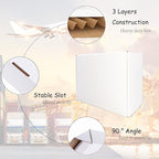 8x6x3 inch Shipping Boxes Set of 25,White Corrugated Cardboard Box for Mailing Literature Mailer Small Business Packing Gifts Shipping Packaging Craft Giving Products (8 x 6 x 3 Inches)